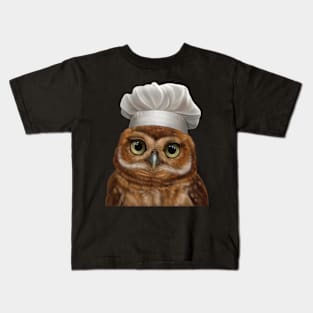 Owl Chef Kids T-Shirt